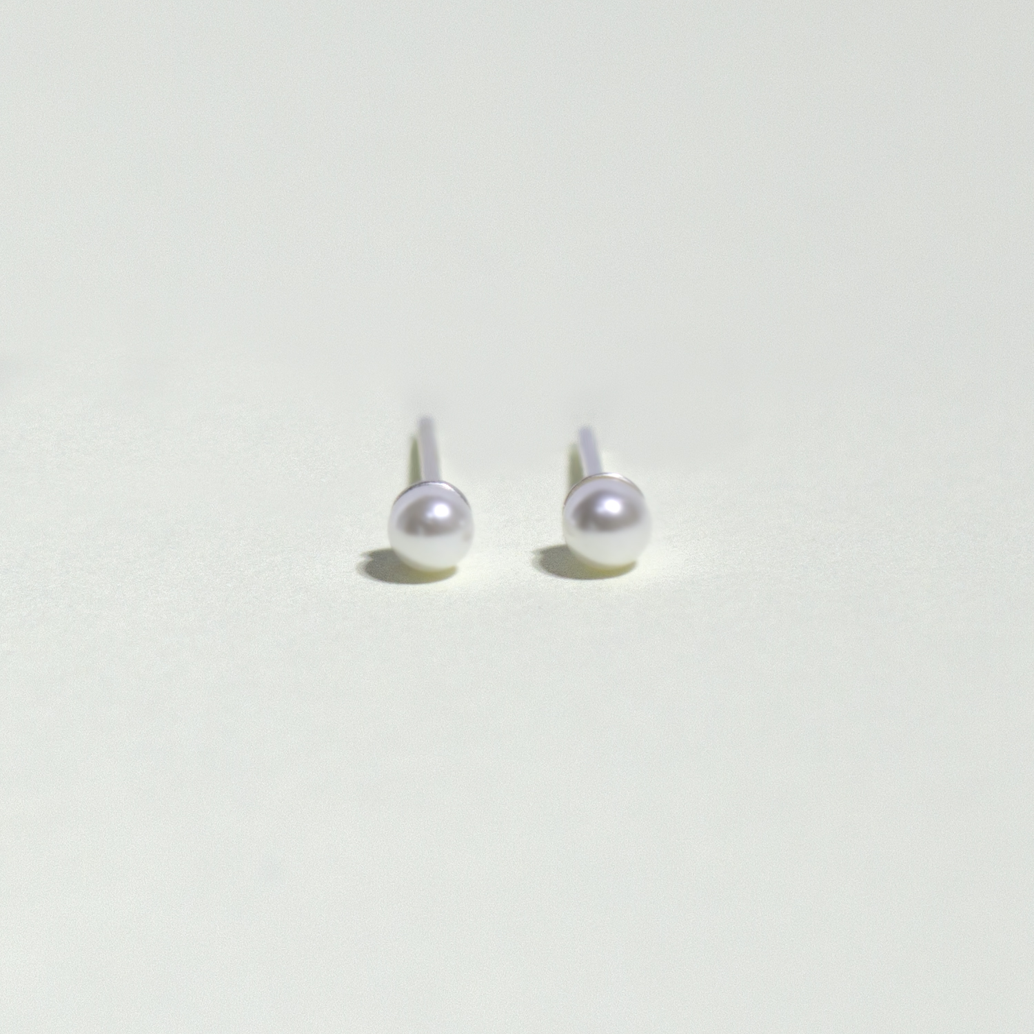 실버925 핵진주 진주귀걸이 결혼식 웨딩 알러지없는 3mm-8mm 은 귀걸이 : 프레아티