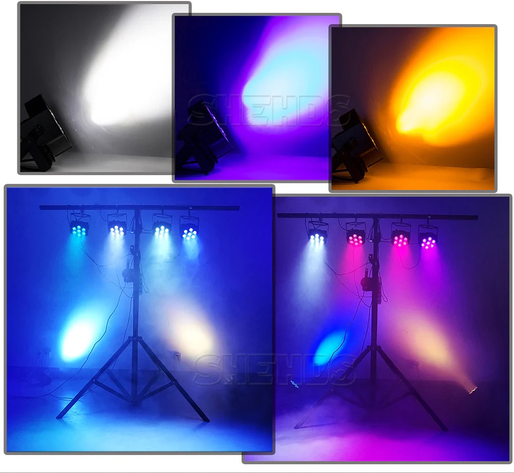 [무대조명] 슬림형 Par LED 7x18W 126W, RGBWA : 광복음향