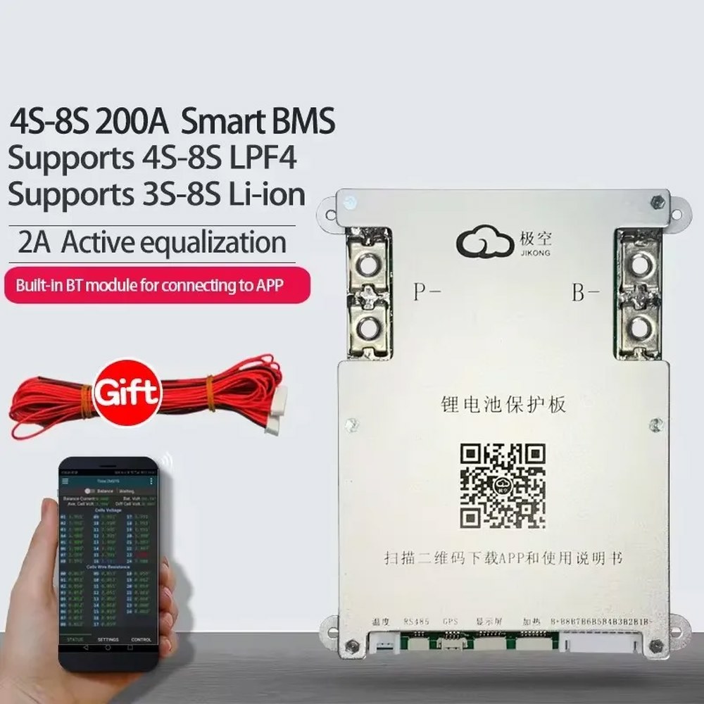 LIFEPO4 5S 7S 블루투스 이온 100A JKBMS 3S 24V 스마트 4S BMS : 오뷰원 스토어