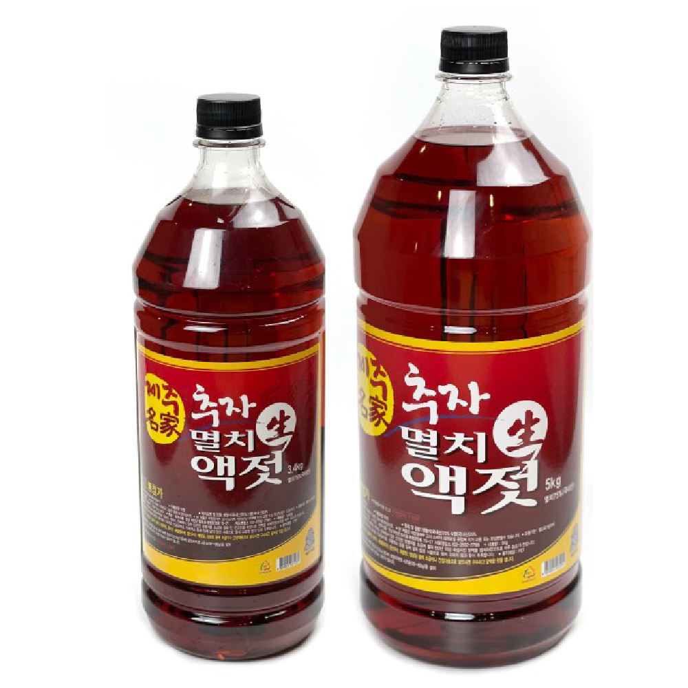 제주명가 생 추자 멸치액젓 / 만2년 숙성 원액 생젓국 3.4kg : 연안부두어시장 안동상회