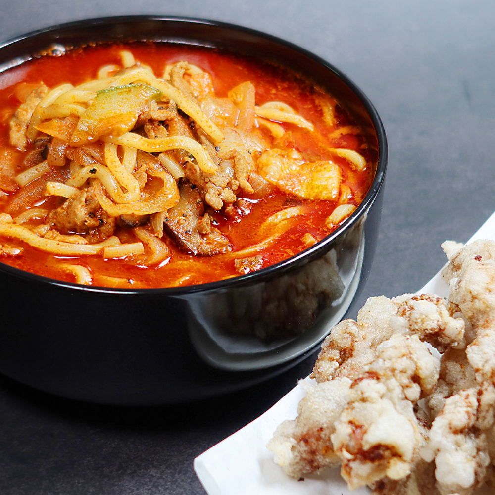 고기짬뽕 국물이 진한 짬뽕 밀키트 [480g] : 미네이션