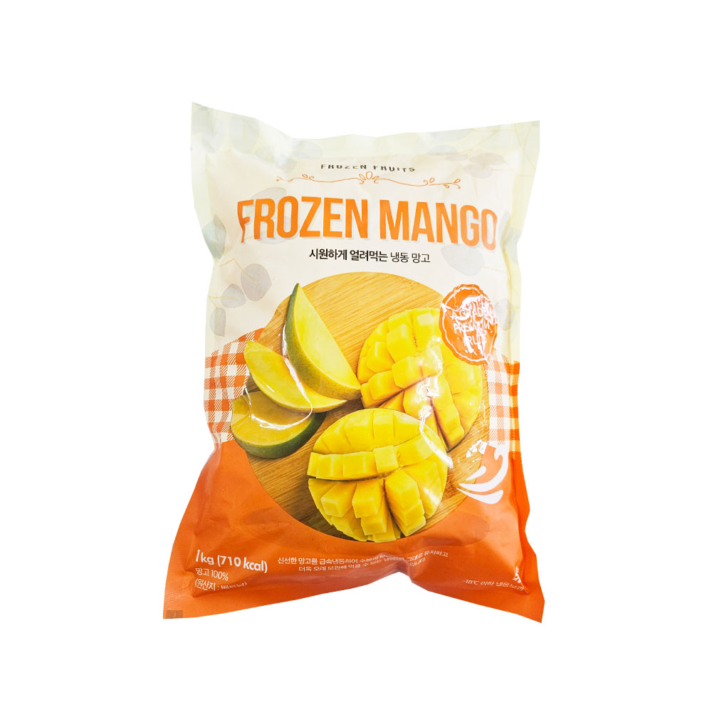 더함푸드 냉동 망고 다이스 1kg 글로벌 : 더함푸드