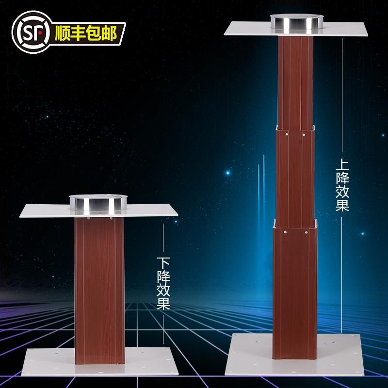 캠핑카테이블 수동 DIY 다다미 전동 테이블 유압 탁자 카라반 은회색(소형 27cm) : 옐로우직구