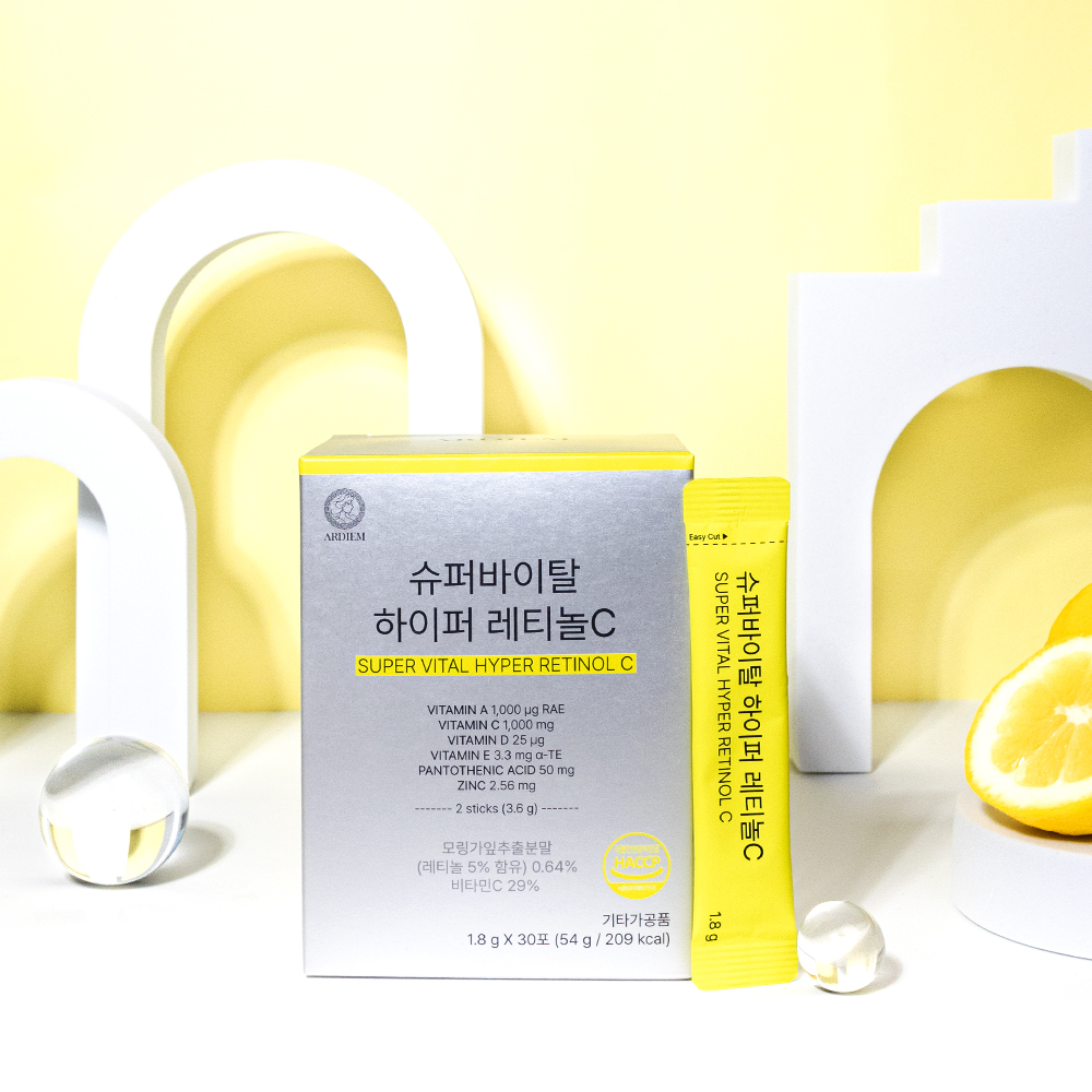 아르디엠 슈퍼바이탈 하이퍼 레티놀C 54g 30포, 2개 : 아르디엠