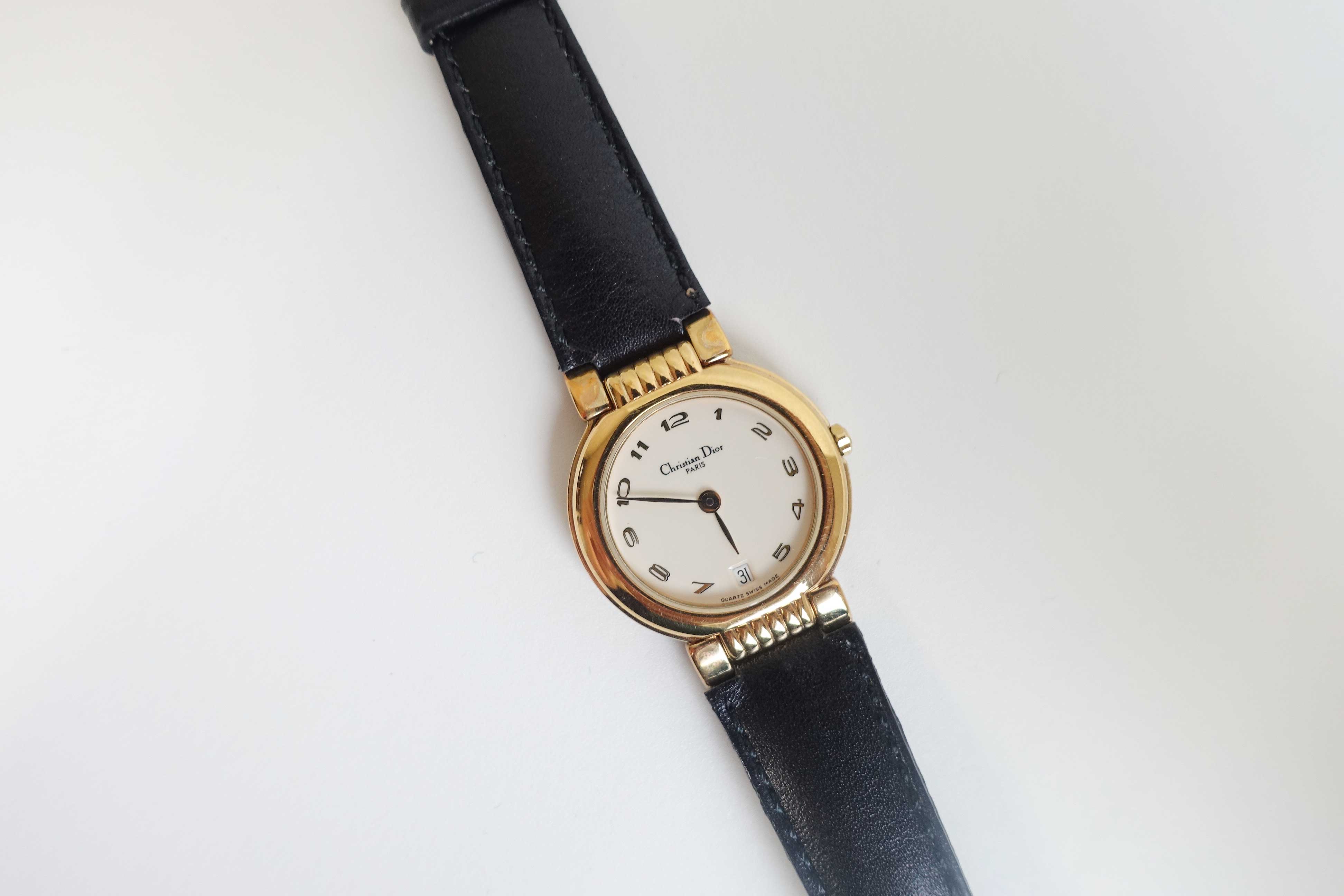 [lissome] vintage dior black watch (정품 디올  손목시계 블랙) : Lissome리썸