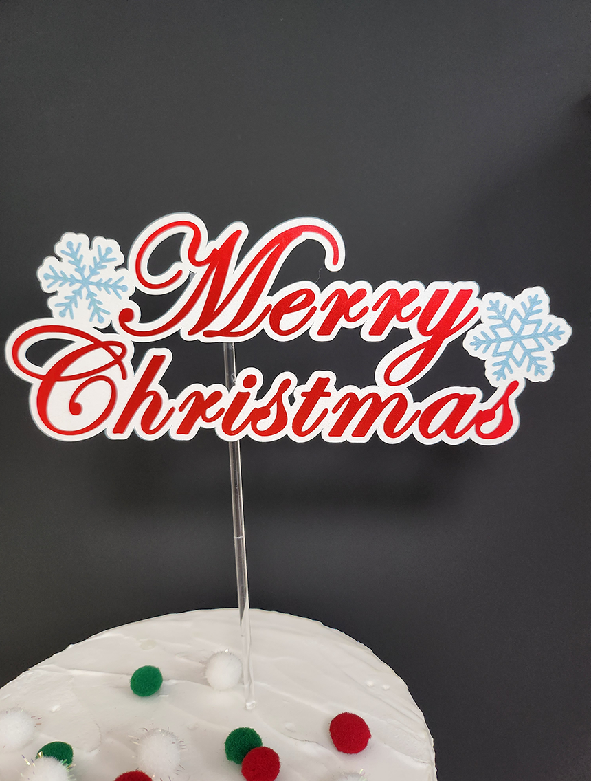 Merry Christmas 케이크토퍼 크리스마스파티 : 쭈부작