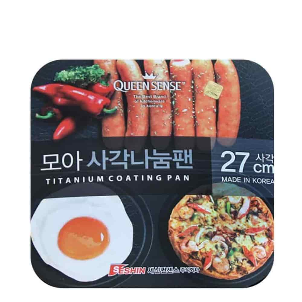 모모 사각 나눔 후라이팬 캠핑토스트팬 코팅팬 그릴팬 : 토토홈