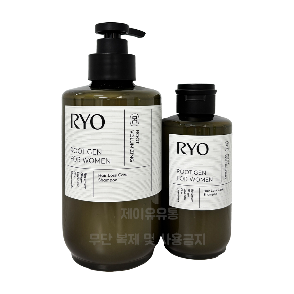 려 루트젠 여성 맞춤 탈모 증상 전문 케어 샴푸 515ml + 242ml : 제이유유통