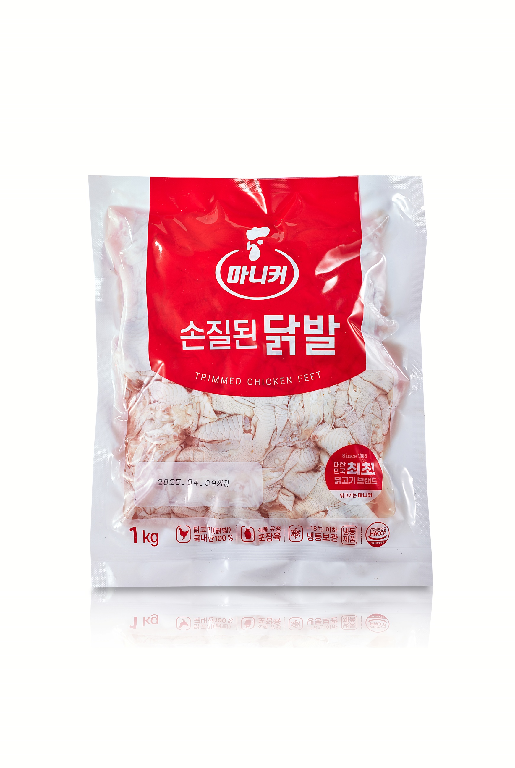 마니커 국내산 무뼈 뼈없는 닭발 무발 10Kg (1Kg x 10봉) : 티씨푸드