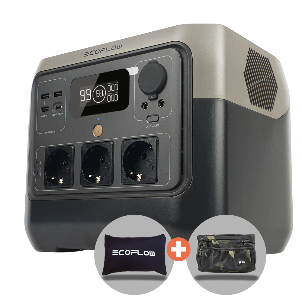 에코플로우 리버2 프로 리튬인산철 파워뱅크 768Wh EFR620 차박 버스킹 220V : 파워디포