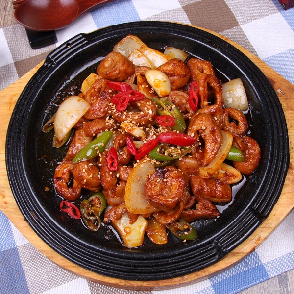 [추천맛집] 매운양념 초벌 대구 불막창 직화구이 숯불 냄새 안나는 돼지막창 300g, 1개 : Sunshine 선샤인