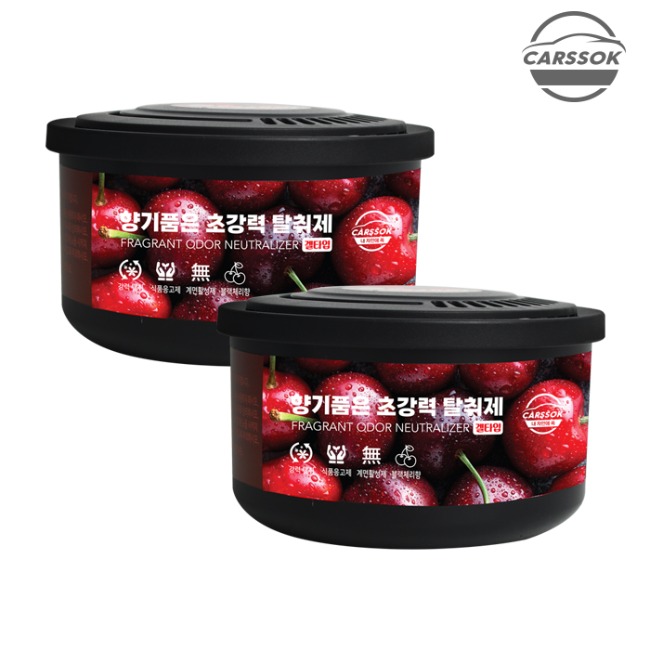 카쏙 향기품은 탈취제 방향제 150g 블랙체리향 2개 : 카시즌