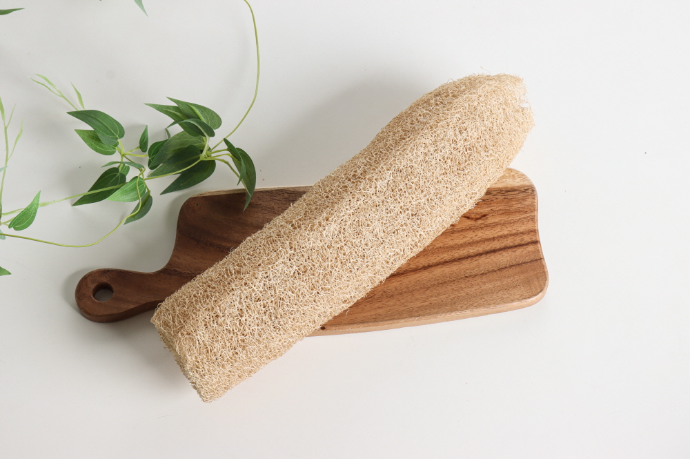 또바기 부드러운 천연 수세미 제로웨이스트 샵 루파 통수세미 30cm : DDOBAGI