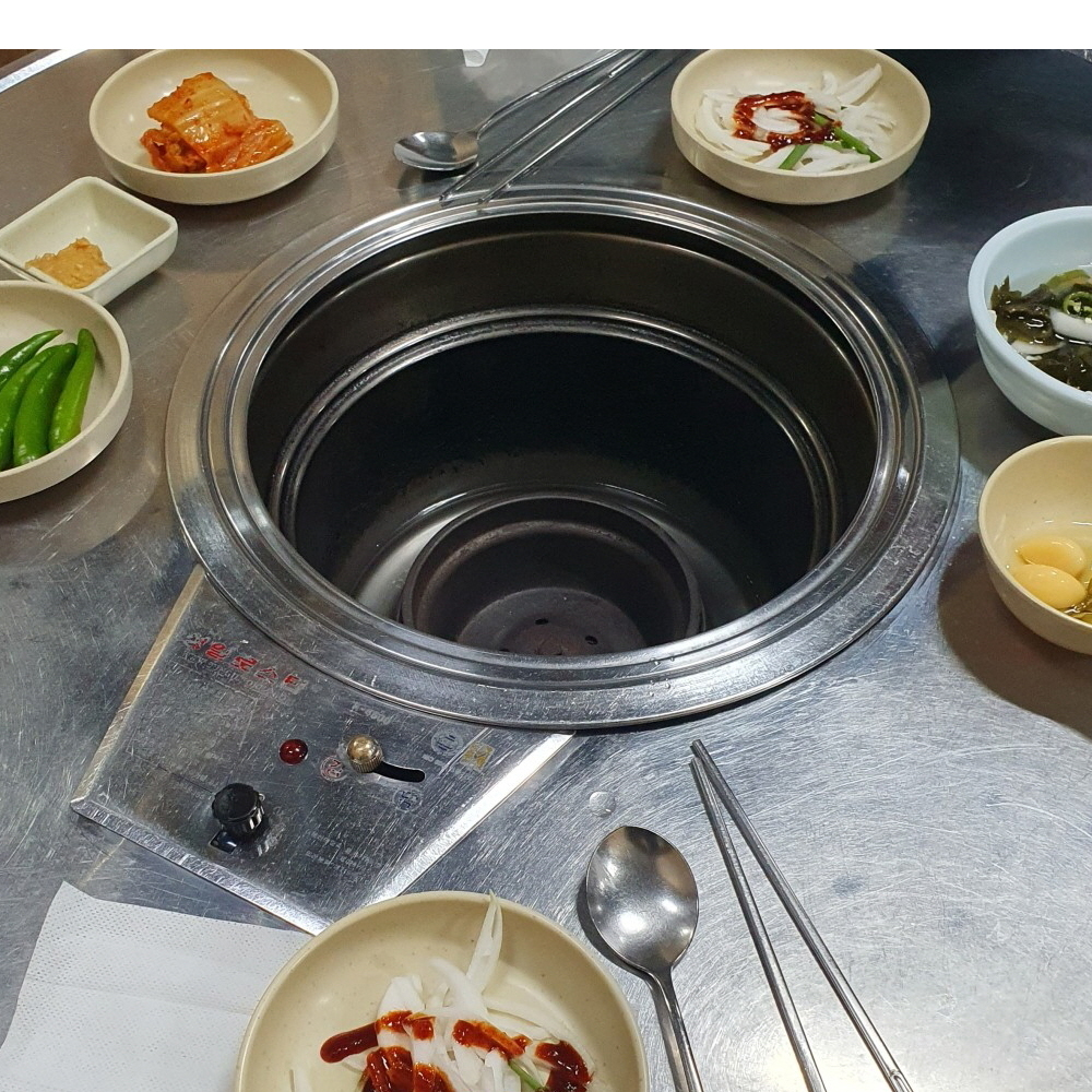 성일 숯불전용 무연 로스타 K-4500 고기집 화로구이 돼지갈비 업소용 : 다파라요닷컴