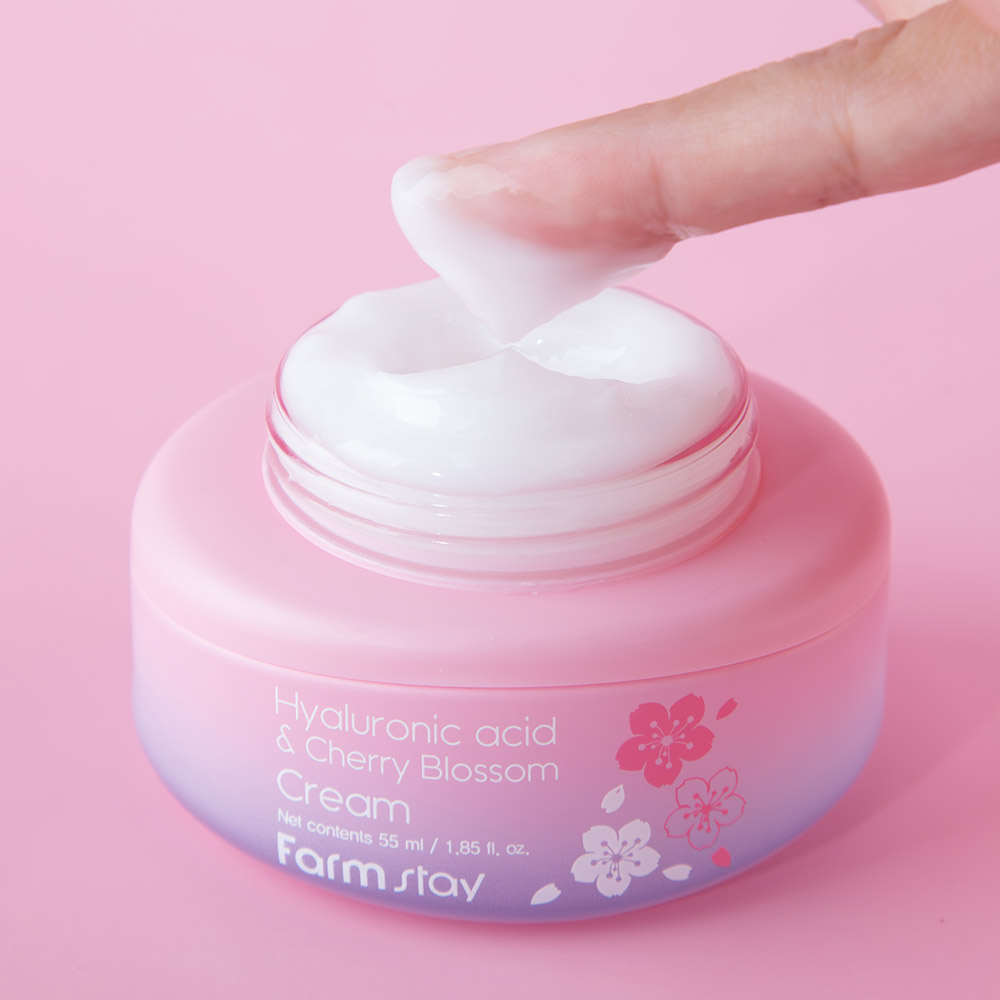 팜스테이 히아루론산 앤 체리블라썸 크림 55ml : 팜스테이 FarmStay