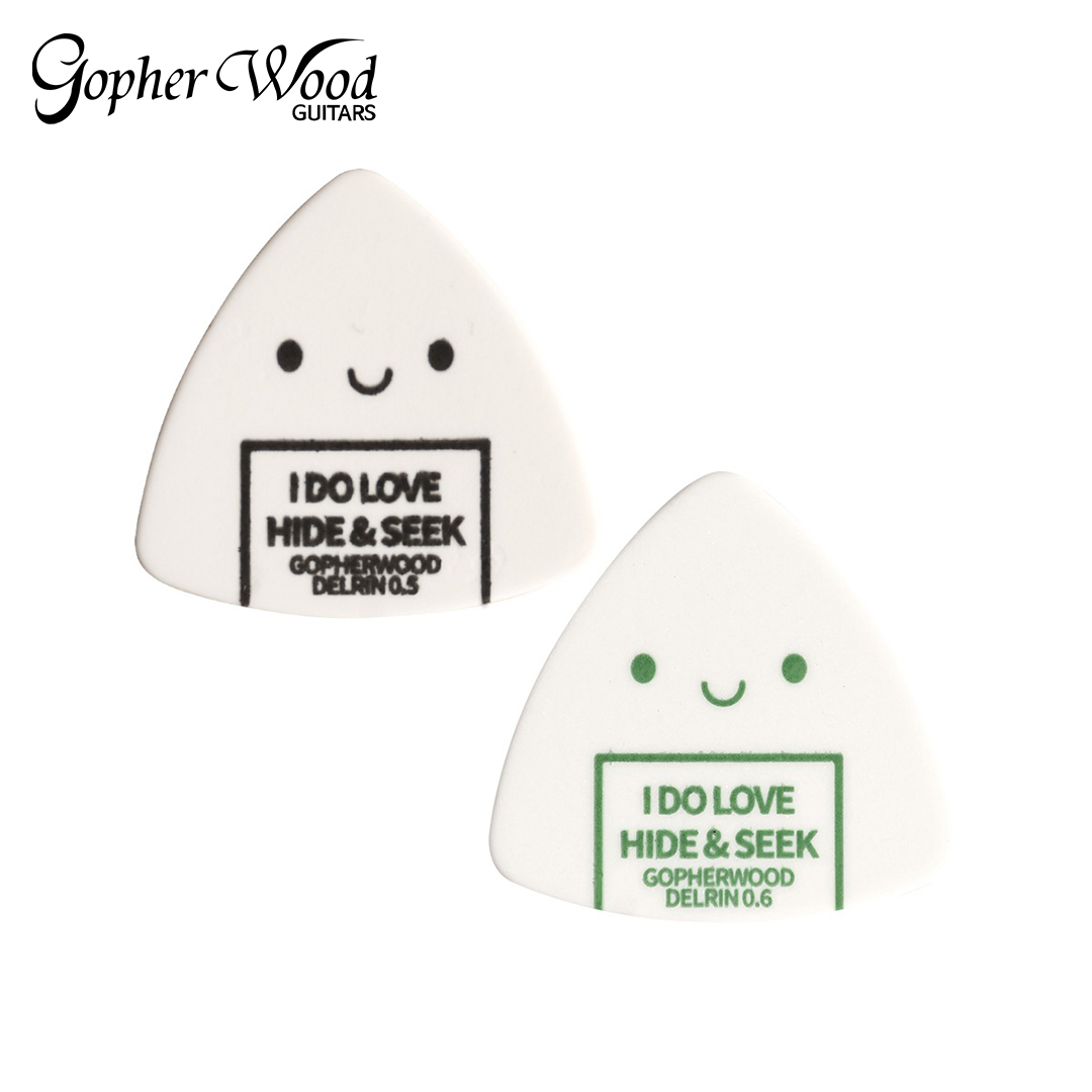 고퍼우드 델린 삼각형 피크 0.5mm 0.6mm 기타피크 : 악기정류장 종합악기 쇼핑몰