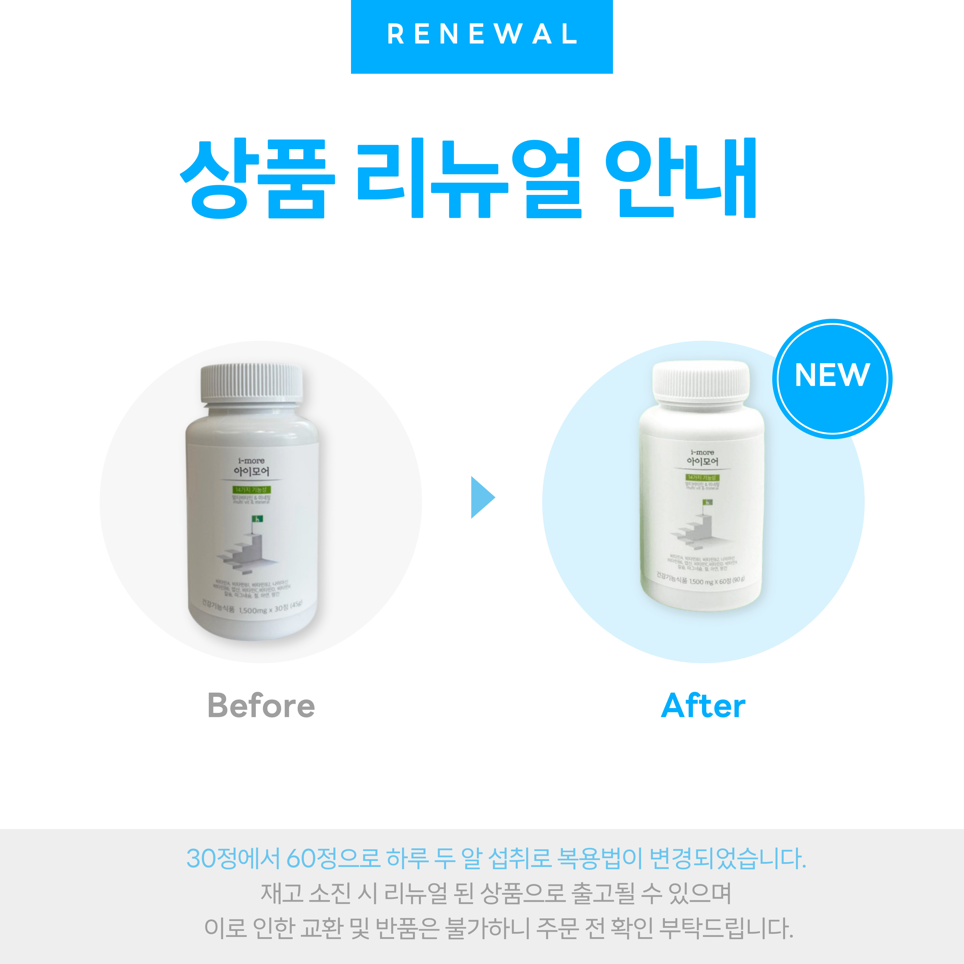 아이하이 아이모어 아이 건강 영양제 60정 1박스 1개월분 : 위룩