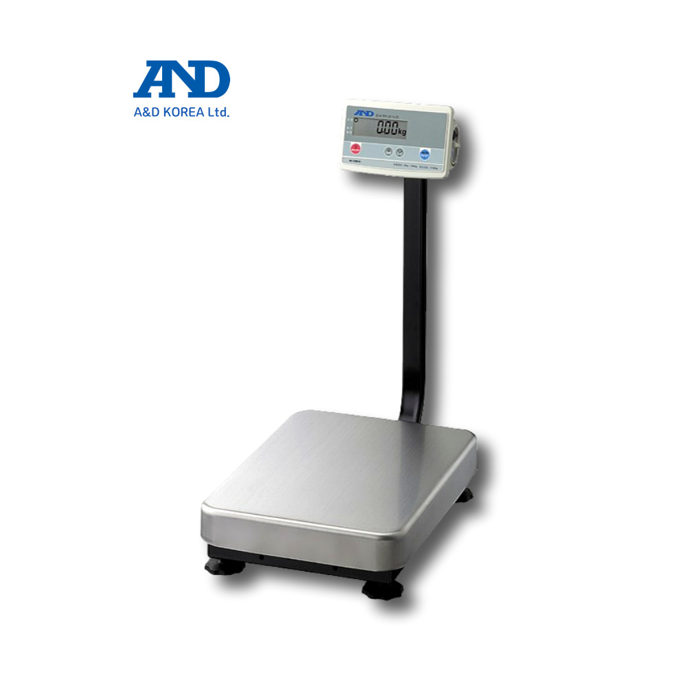 AND FG-60KAL 고중량 고정밀 벤치형 전자저울(60kg/10g) 산업현장 스포츠센터 병원 배터리사용가능 : 저울쟁이