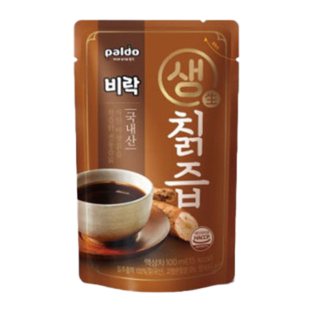 팔도 비락 생칡즙 100ml-10포 칡차 파우치형 : 부산종합유통