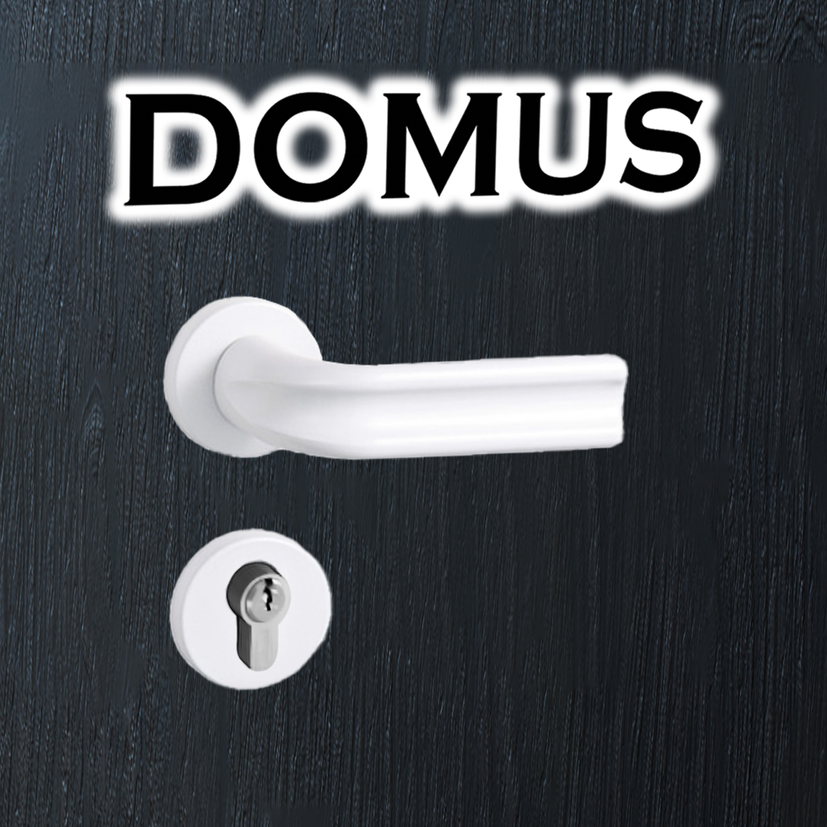 M2703WT 도무스 모티스락 안방고급열쇠문고리 모티스손잡이 화이트 DOMUS : 제일 철물