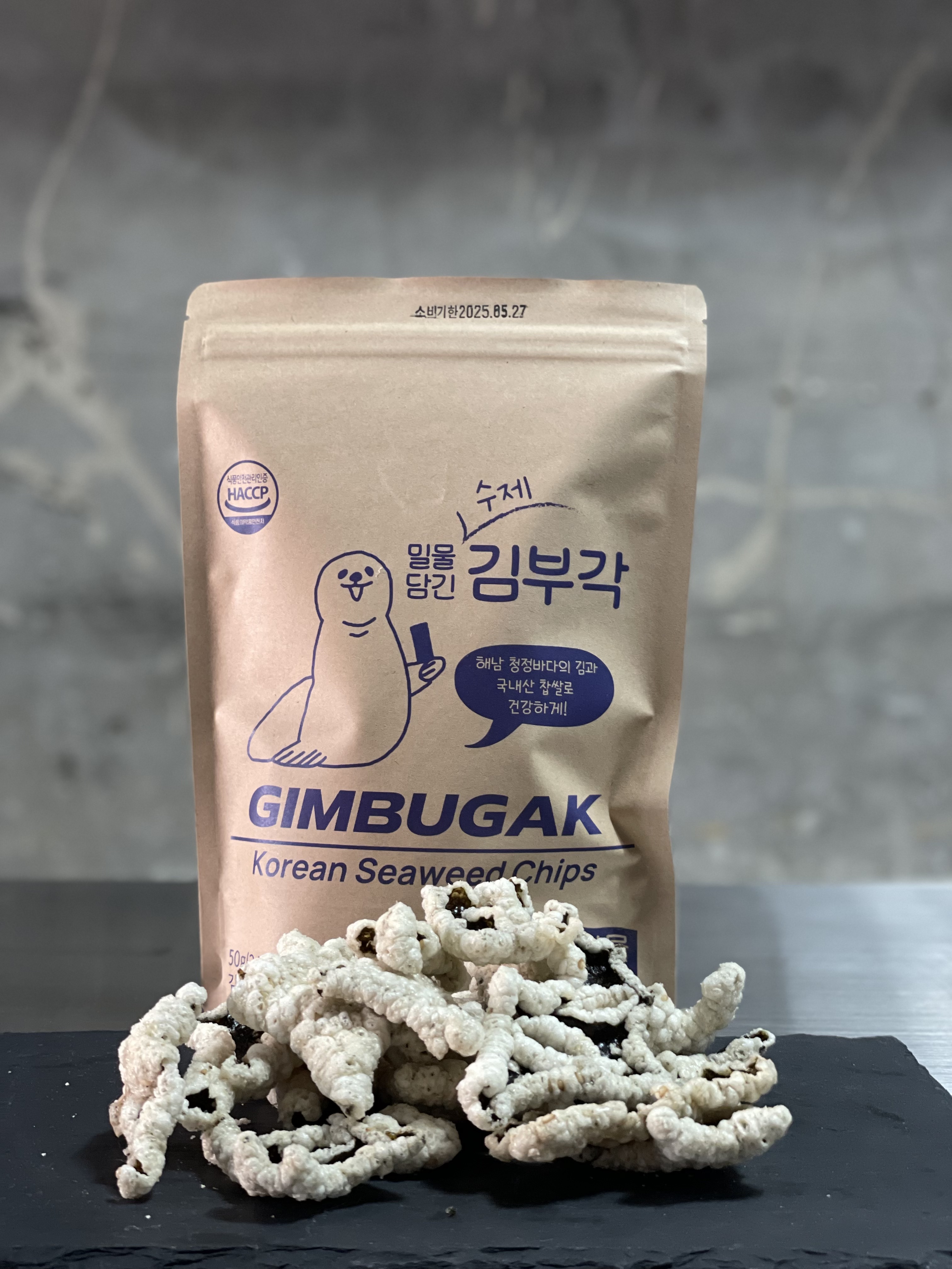 밀물담긴 수제 김부각 50g/2봉지 해남 김부각 : 밀물주조