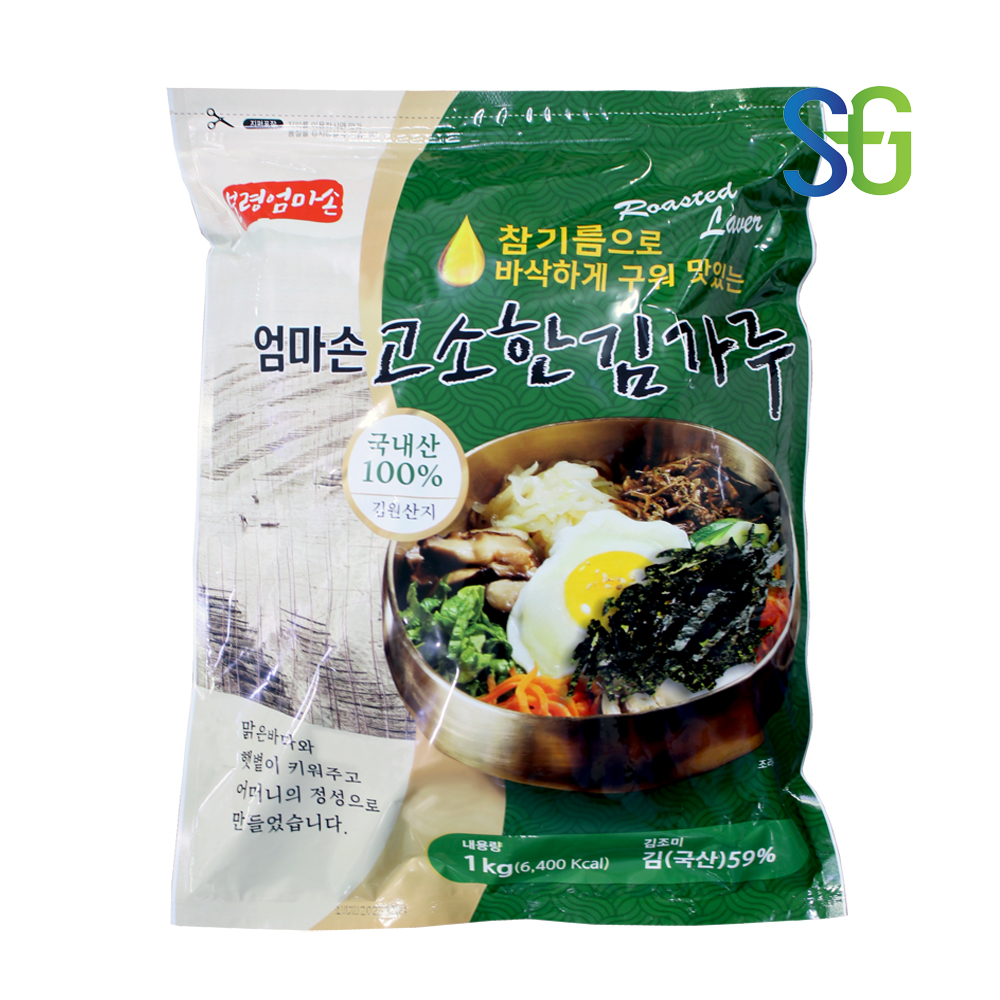 엄마손 국내산 고소한 김가루1kg 김 업소용 대용량 업소용 대용량 : 세기유통