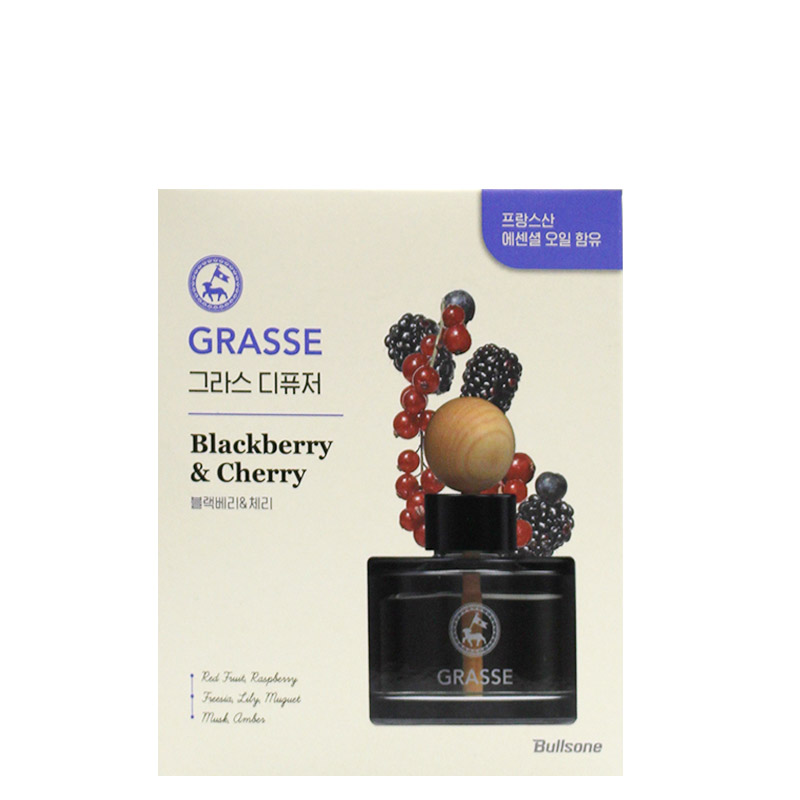 불스원 그라스 디퓨저 105ml 블랙베리 향 5종 차량용 방향제 : MIDSHOP