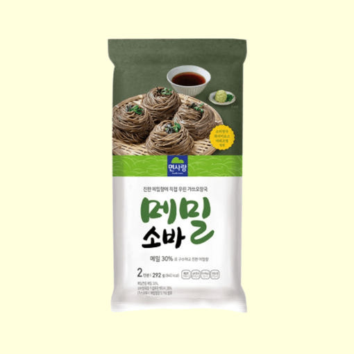 면사랑 메밀소바 2인분 292g 유통기간 25년05월 역시즌 : 꽁지삼촌