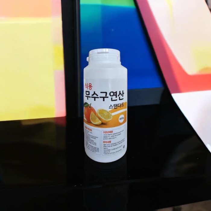 먹는 구연산 가루 식품 첨가물 식용 무수 구연산 900g : 시네마트