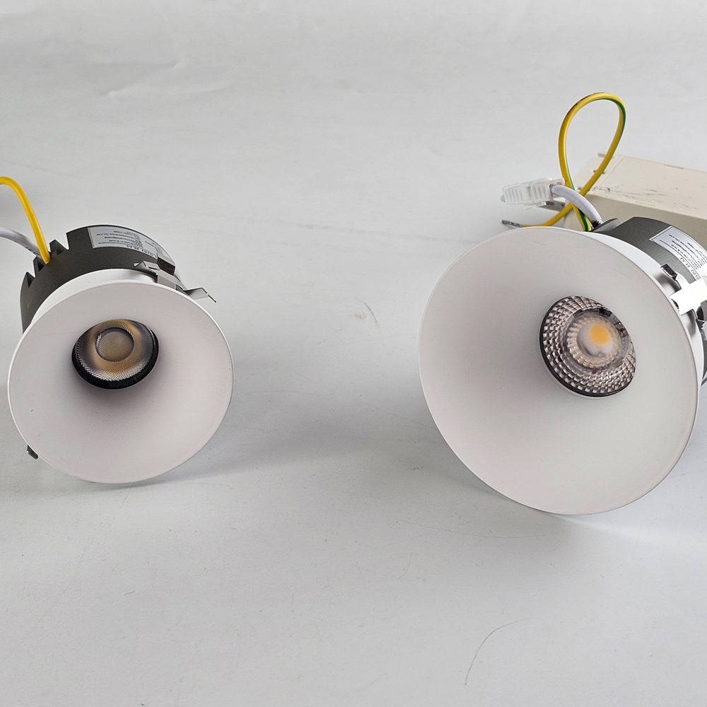 피피엘 LED 커브드 페이드인 페이드아웃 COB 다운라이트 5cm(2인치) 8W 주백색 전시회 인테리어 천장조명 포인트조명 : 자체발광LED