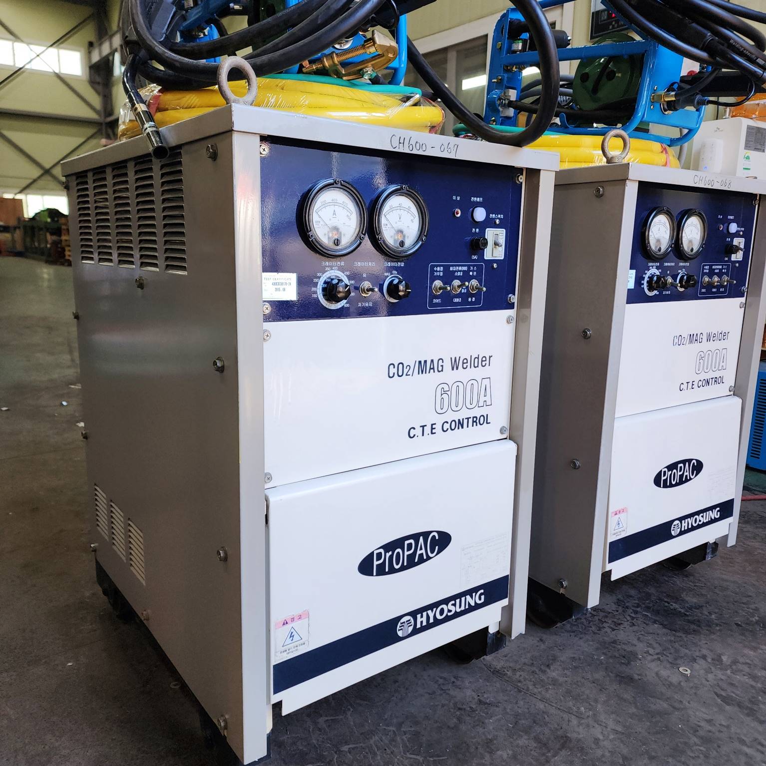 [판매] 국내판매1위 중고A급 효성CO2 용접기 PROPAC600 : 최고의용접기