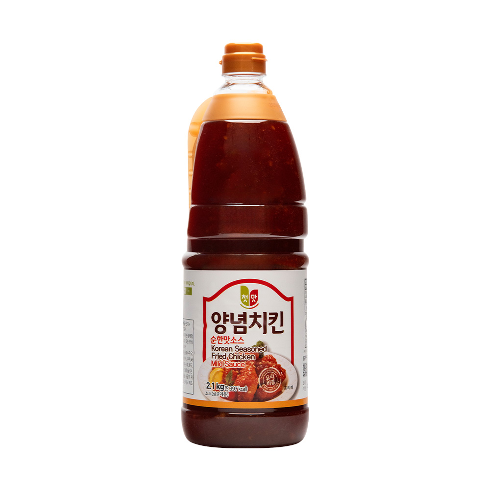 첫맛 양념치킨 순한맛 소스 2.1kg 치킨양념 튀김 : 첫맛공식스토어
