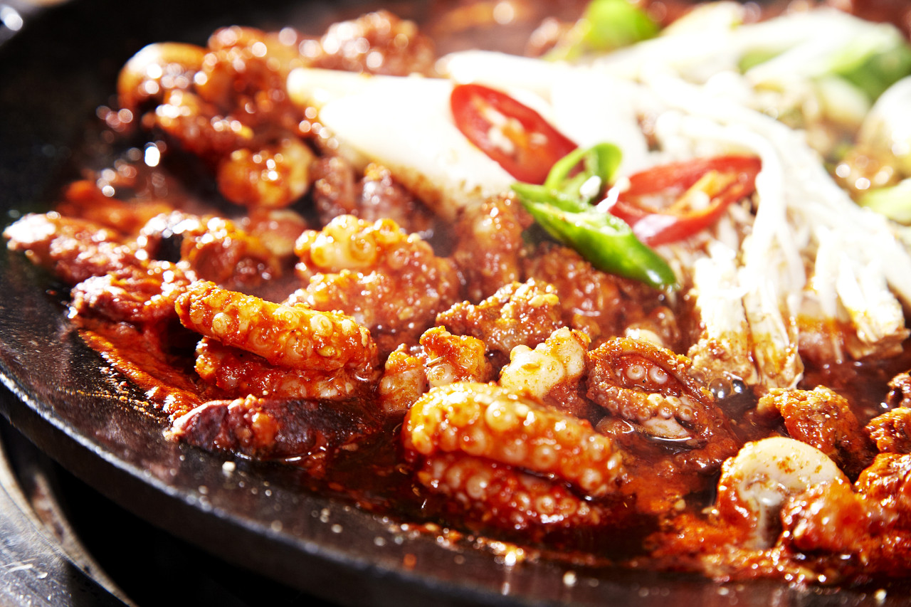 쭈미킹 양념 쭈꾸미 볶음 밀키트 500G : 수향상회
