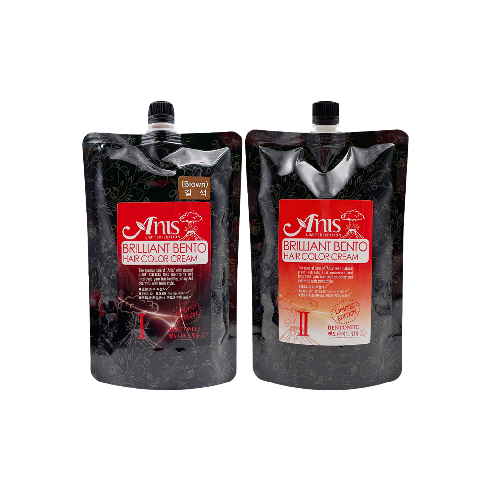 애니스 브릴리언트 벤토 헤어컬러 크림 500ml 새치커버 염색약 : 아이엠뷰티