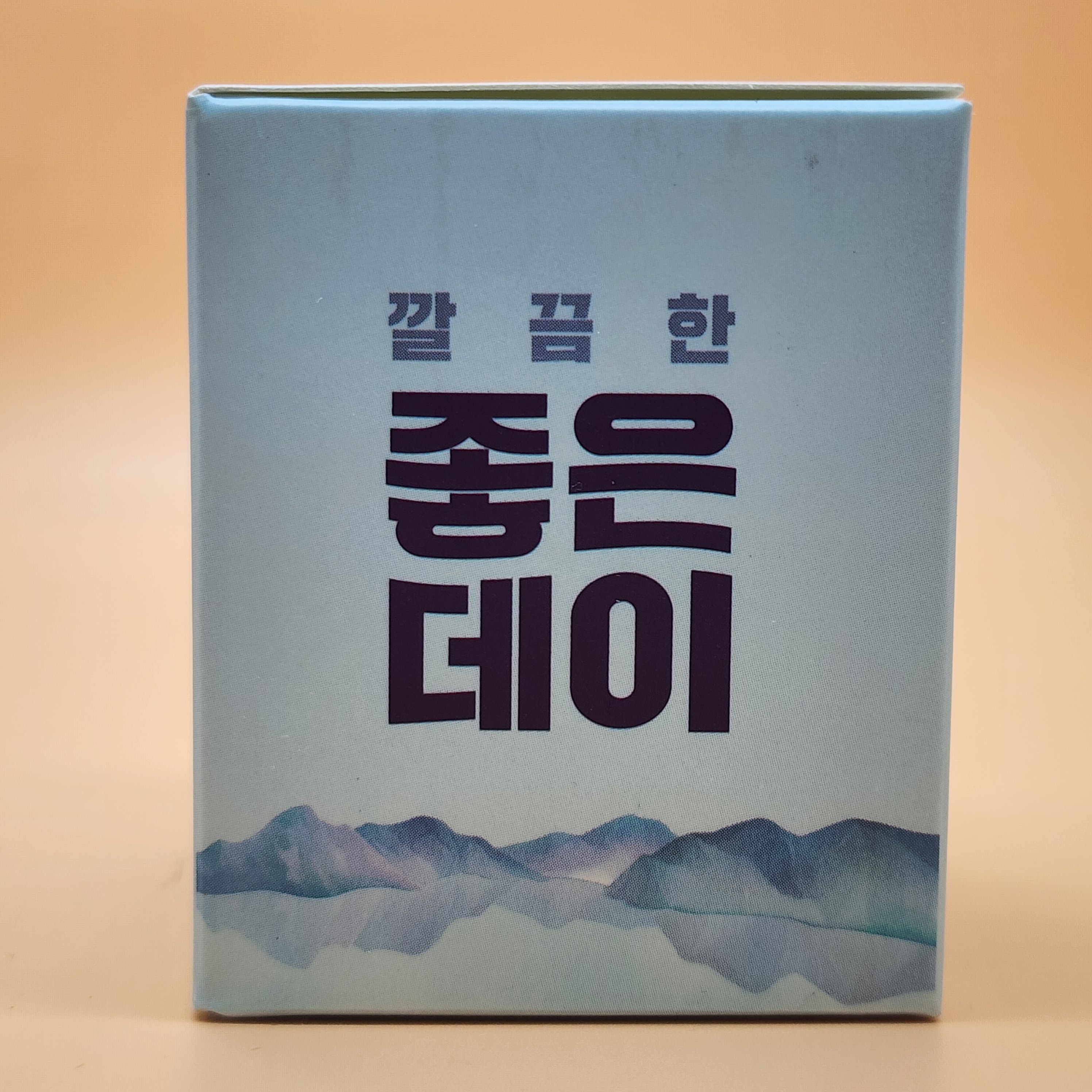 깔끔한 좋은데이 칼라잔 1본입잔 2종세트 커플잔 하기더기 무학소주 : 추억보물섬