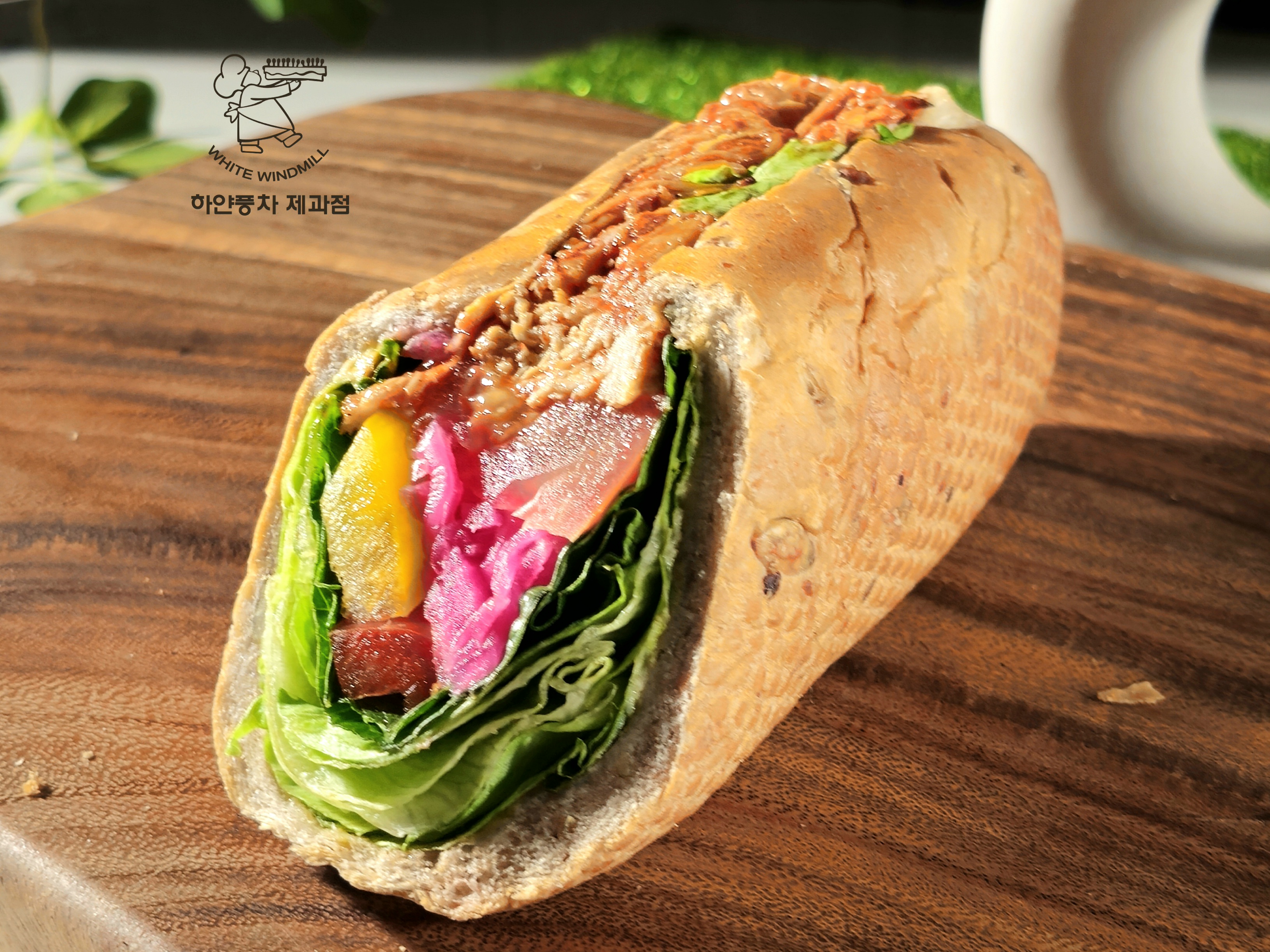 [꼬끼오 꼬끼오] 샌드위치, 야채빵, 치킨랩 : 하얀풍차제과점 온라인