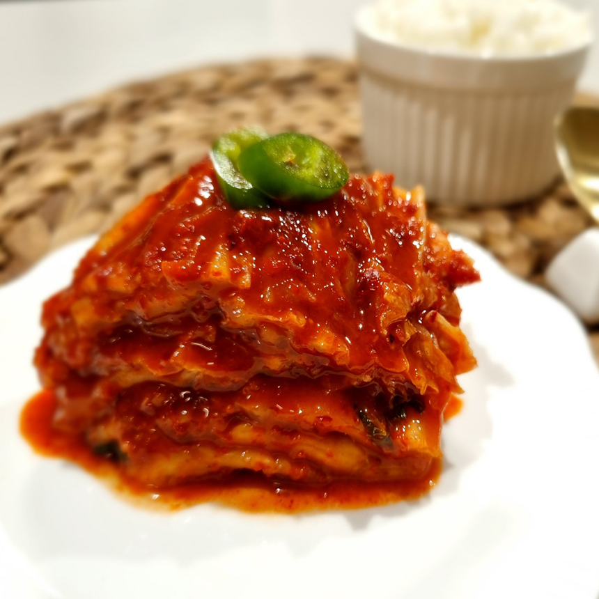 송림 바로담궈 맛있는 매콤 실비김치 2kg : 송포레