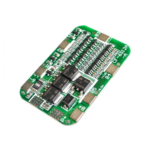 리튬 이온 배터리 셀 모듈 용 BMS PCB 6S 15a 24V 보호 카드 18650 6 개 팩 : 온세상14