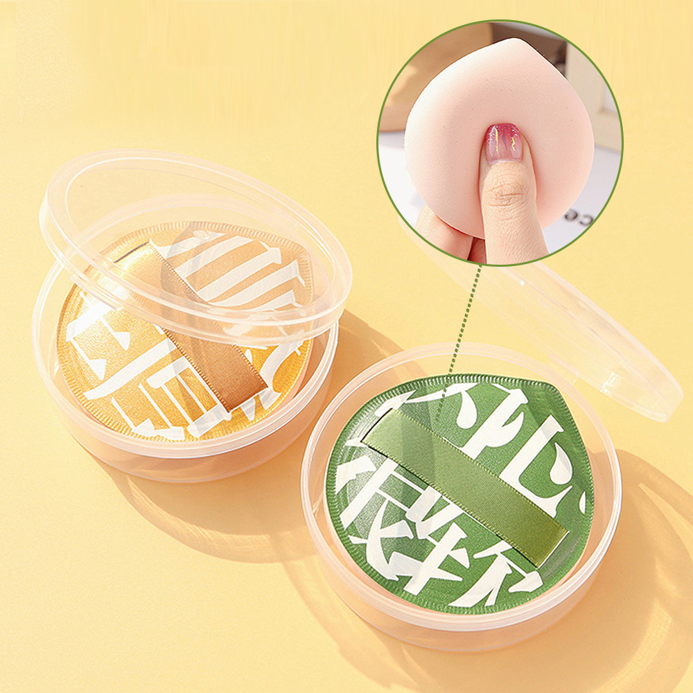 애기궁둥이 마시멜로 퍼프+케이스 밀착 쫀쫀 메이크업 스펀지 쿠션 파운데이션 화장 뷰티소품 : 씨앤초이스