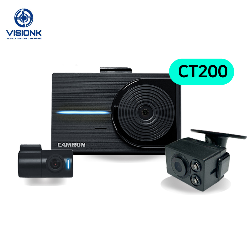 차량블랙박스 CT200 3채널 FULLHD 24년 신제품 128G : 주식회사 비전케이