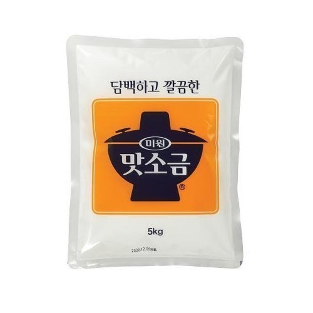 대상 청정원 미원 맛소금 5kg : 치악유통