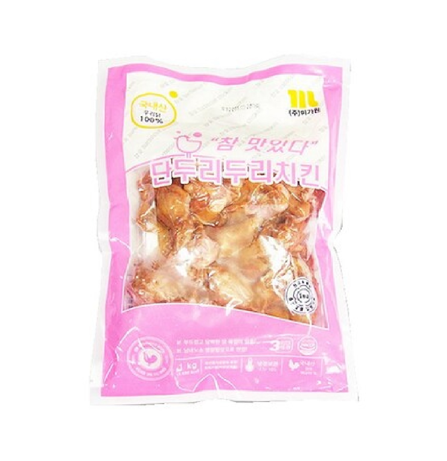 미가원 단두리두리치킨 훈제 닭다리살 1kg x 10개 : 그린푸드마켓