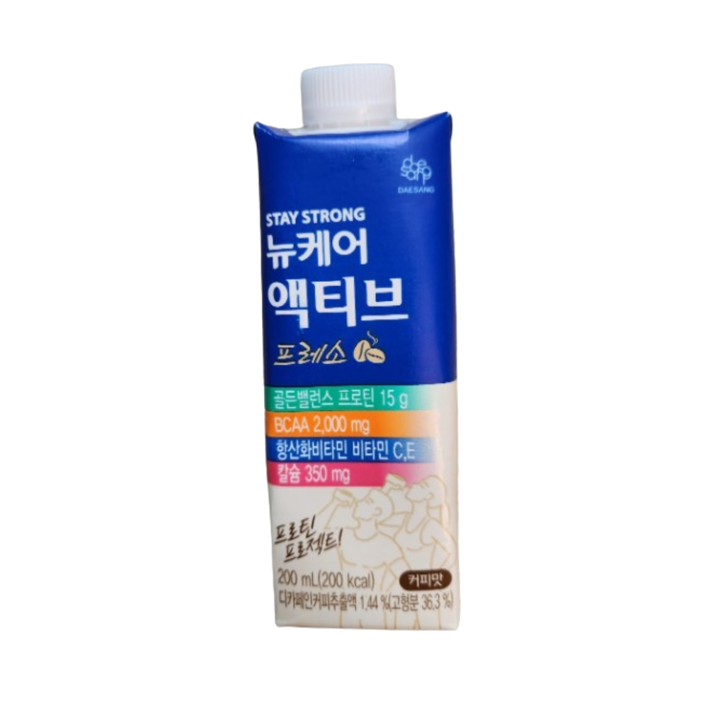 대상 뉴케어 액티브 프레소 커피 프로틴 단백질 200ml 24개 1박스 : RED BAND