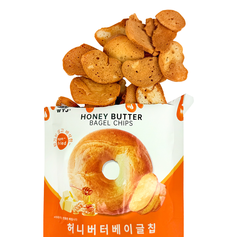 WTJ 베이글칩 허니버터맛 30g, 40개 : 푸드365