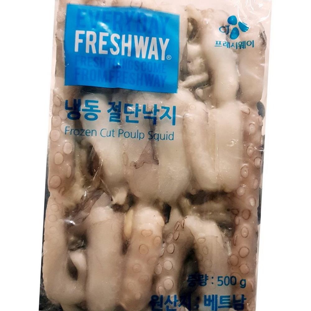 냉동 절단 낙지 500g m x4  업소용 : 지구본식품