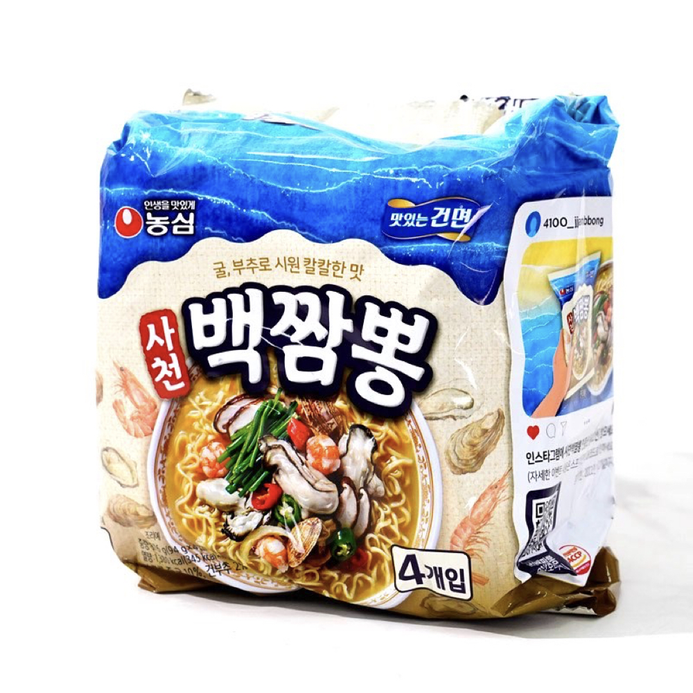 농심 사천 백짬뽕 94g 16봉지 : Dandelee