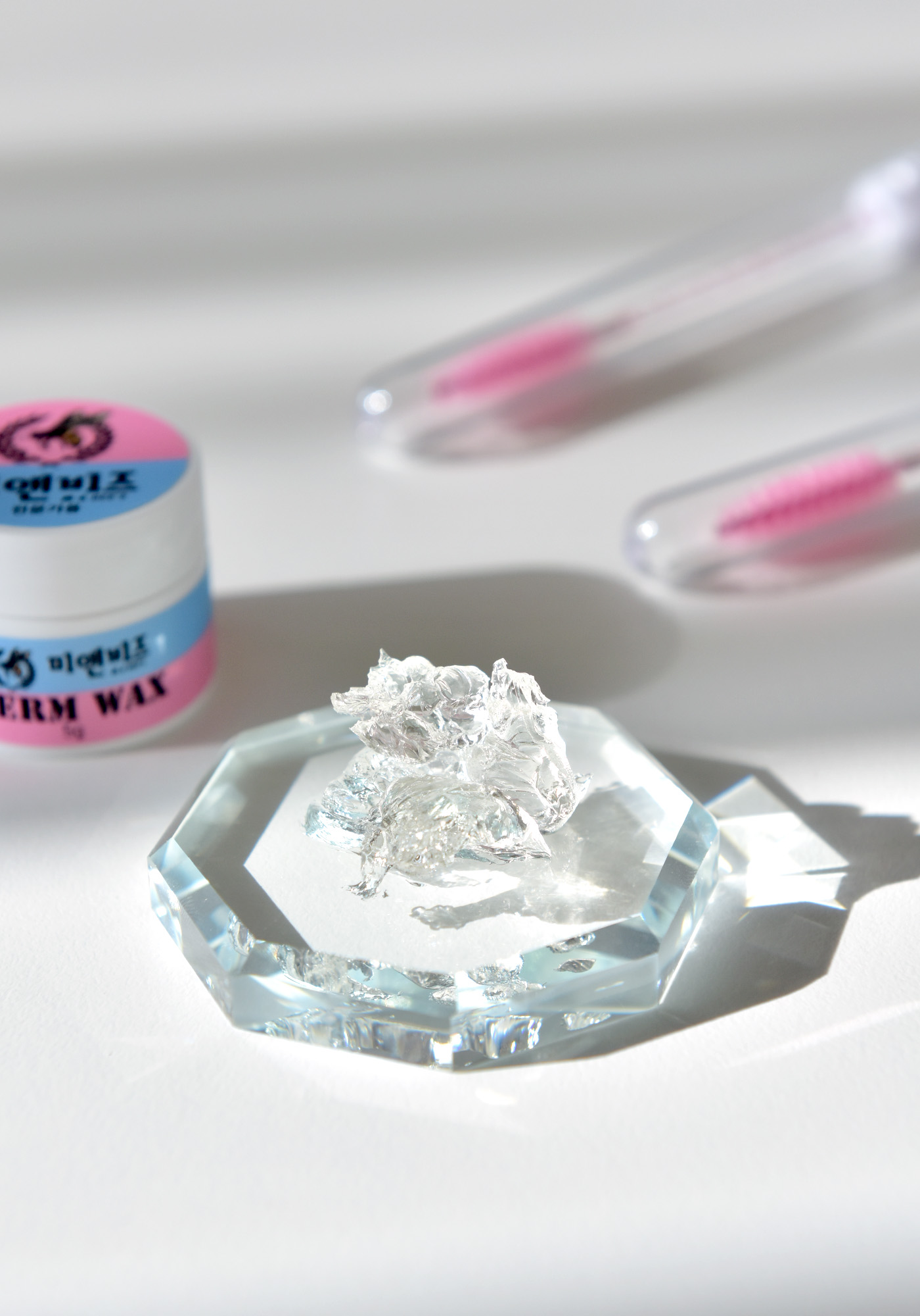 속눈썹연장재료 미앤비즈 속눈썹 펌 왁스 5g 노글루 펌 글루 : 샤인뷰티