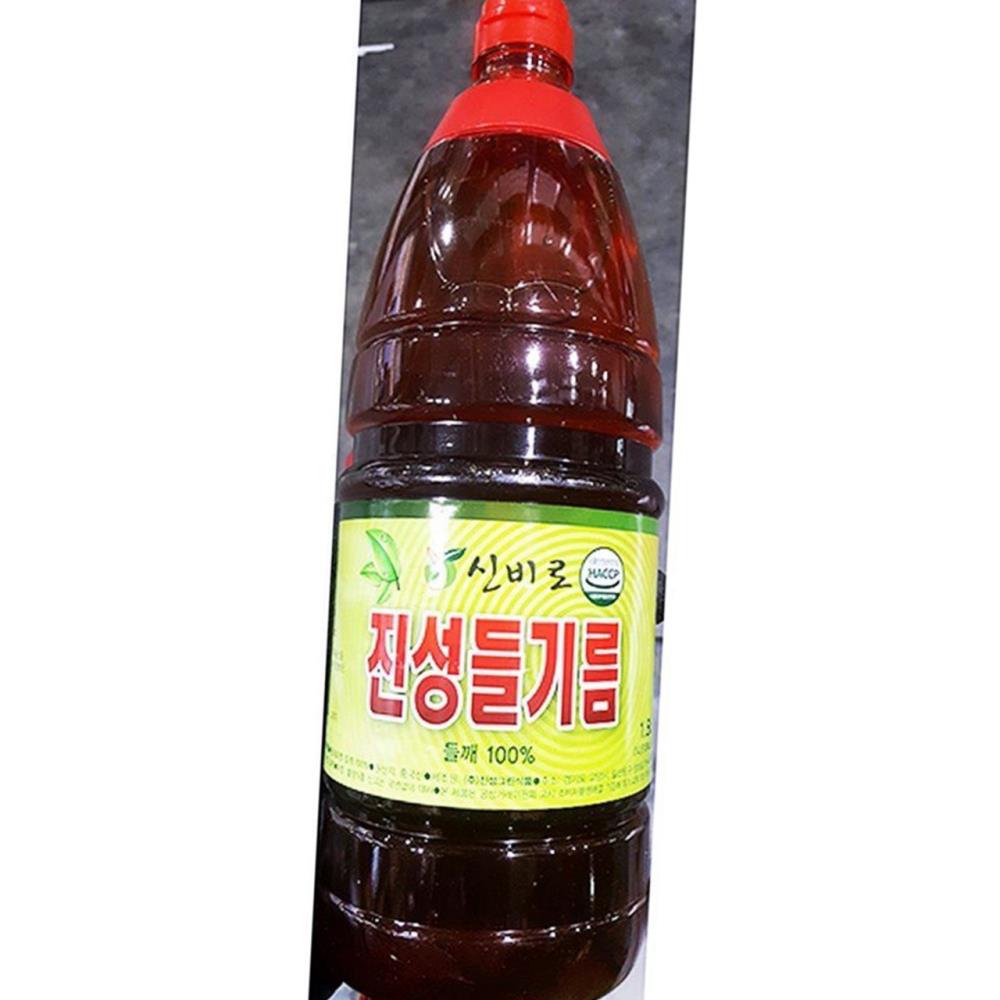 들기름 진성 1.8l  업소용 : 지구본식품