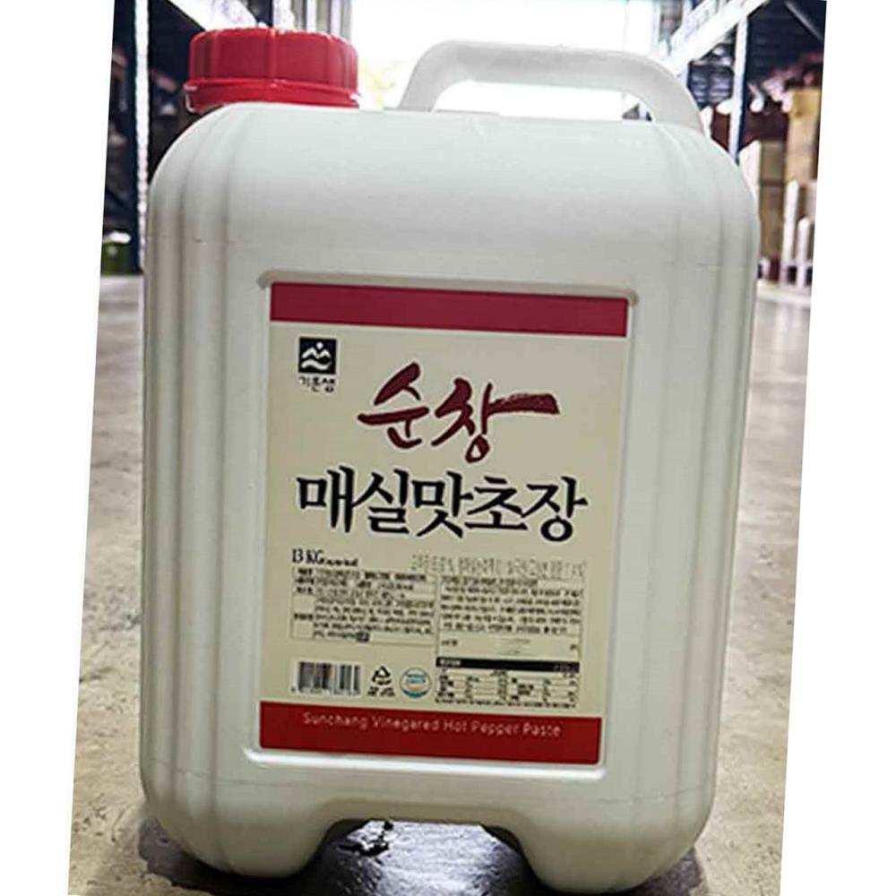 초고추장 기픈샘 순창 매실 맛 13k  업소용 : 지구본식품