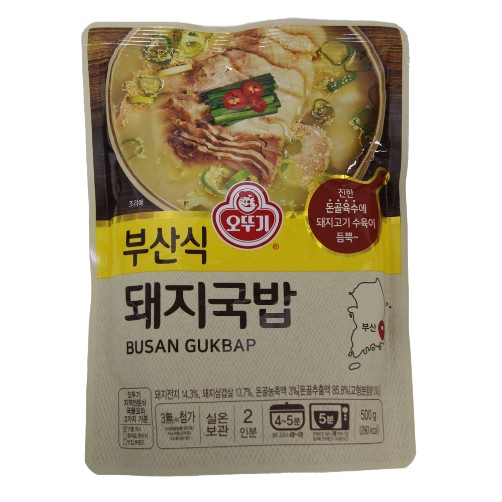 부산식 돼지국밥 500g /오뚜기 : 푸드엔마트
